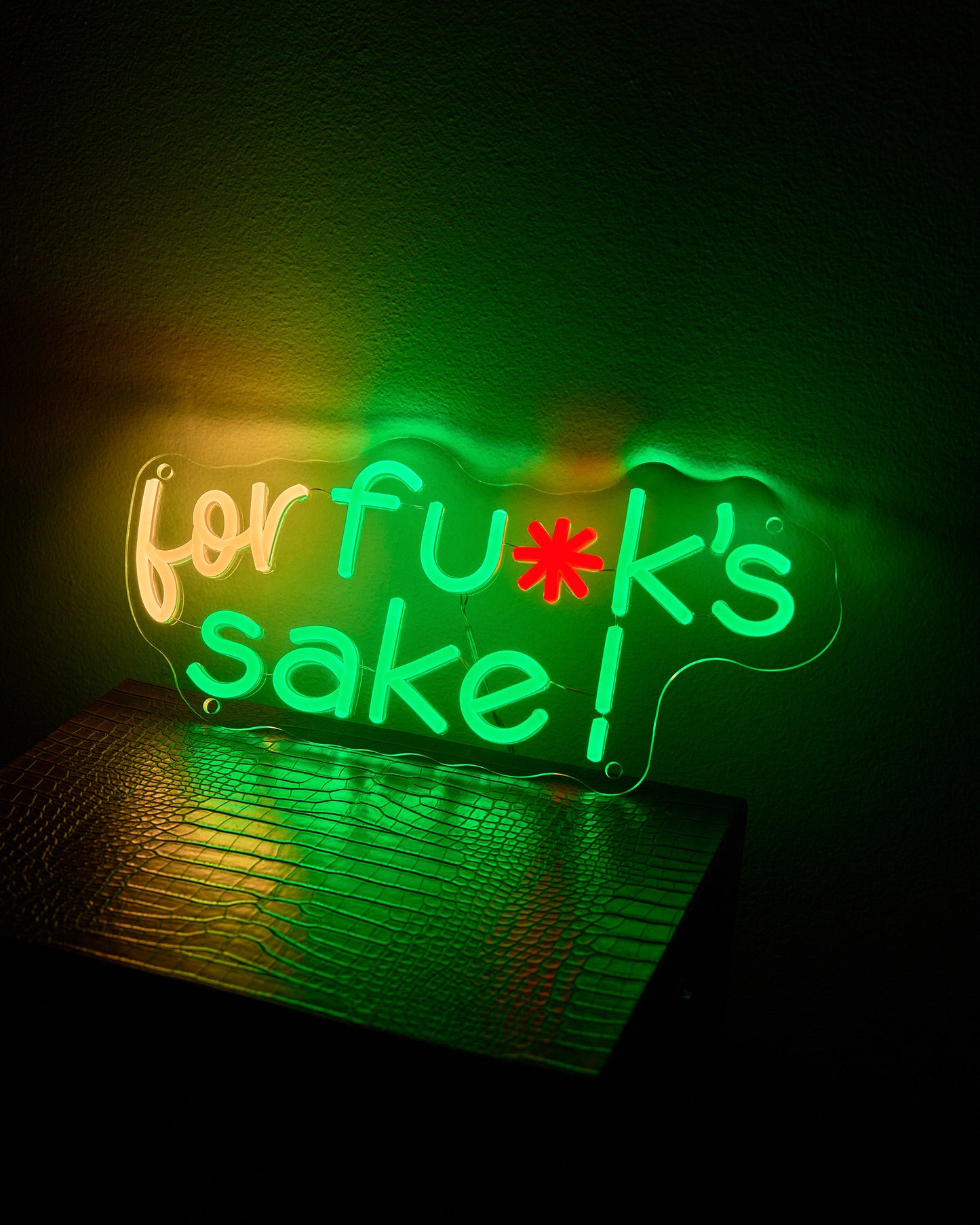 For fu*k's sake